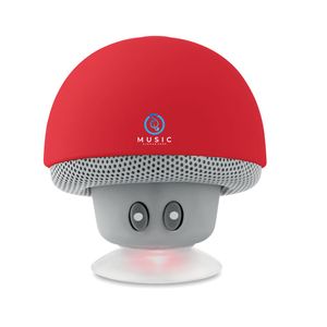 GiftRetail MO9506 - Il diffusore wireless MUSHROOM da 3W. - A un prezzo basso Rosso