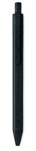GiftRetail MO9614 - PECAS Penna tipo paglia Nero
