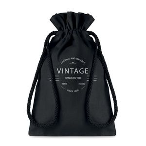 GiftRetail MO9729 - TASKE SMALL sacchetto di cotone - Prezzo economico Nero