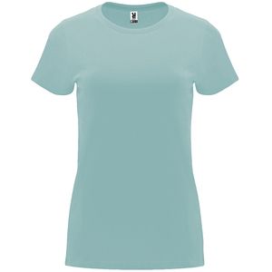 Roly CA6683 - CAPRI T-shirt manica corta sfiancata per donna Washed Blue