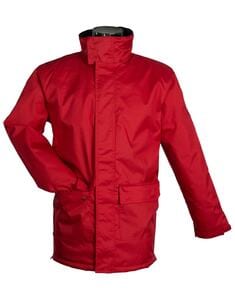 Barents ICE - PARKA OXFORD UNISEX WITH IPAD POCKET INSIDE Rosso