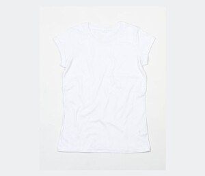 Mantis MT081 - T-shirt da donna con maniche arrotolate White
