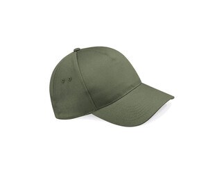 Beechfield BF015 - Cappello a 5 pannelli 100% cotone Olive Green