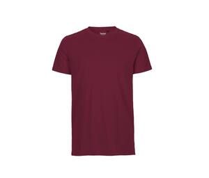 Neutral O61001 - T-shirt aderente da uomo Burgundy