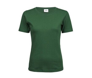Tee Jays TJ580 - T-shirt interlock donna Verde bosco