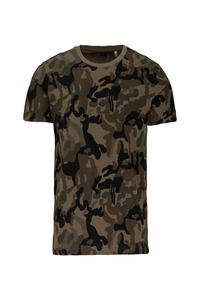 Kariban K3030 - T-shirt mimetica maniche corte Olive Camouflage