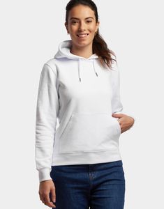 Les Filosophes ROUSSEAU - Organic cotton unisex hoodie Made in France Bianco