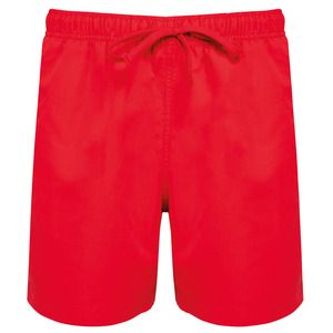 Kariban K760 - Pantaloncino mare uomo ecosostenibile Red
