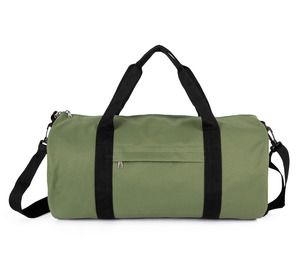 Kimood KI0655 - Borsa tubolare con tasca frontale reciclato Matcha Green