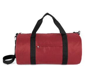 Kimood KI0655 - Borsa tubolare con tasca frontale reciclato Red Safran