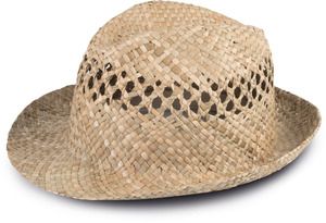 K-up KP613 - Cappello Panama intrecciato Naturale