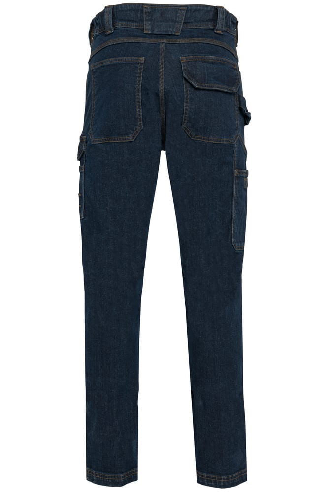 WK. Designed To Work WK705 - Pantaloni Denim uomo multitasche