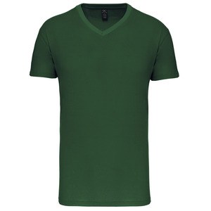 Kariban K3028IC - T-shirt uomo BIO150IC scollo a V Verde bosco