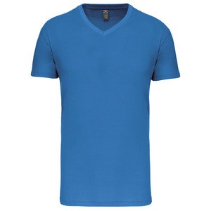 Kariban K3028IC - T-shirt uomo BIO150IC scollo a V Light Royal Blue
