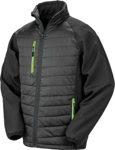 Result R237X - GIACCA SOFTSHELL BLACK COMPASS