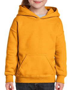 GILDAN GIL18500B - Sweater Hooded HeavyBlend for kids Giallo oro