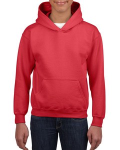 GILDAN GIL18500B - Sweater Hooded HeavyBlend for kids Rosso