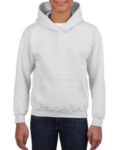 GILDAN GIL18500B - Sweater Hooded HeavyBlend for kids Bianco