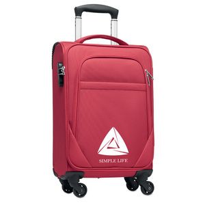 GiftRetail MO6807 - VOYAGE Trolley morbido 600D RPET Rosso