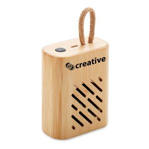 GiftRetail MO6813 - REY Speaker wireless Bamboo da 3W Wood