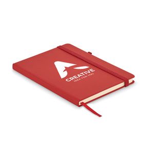 GiftRetail MO6835 - ARPU Notebook A5 in PU riciclato Rosso