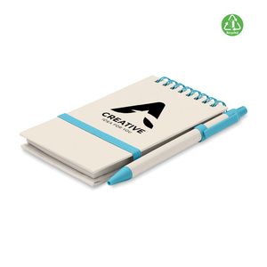 GiftRetail MO6837 - MITO SET Notebook A6 Turchese