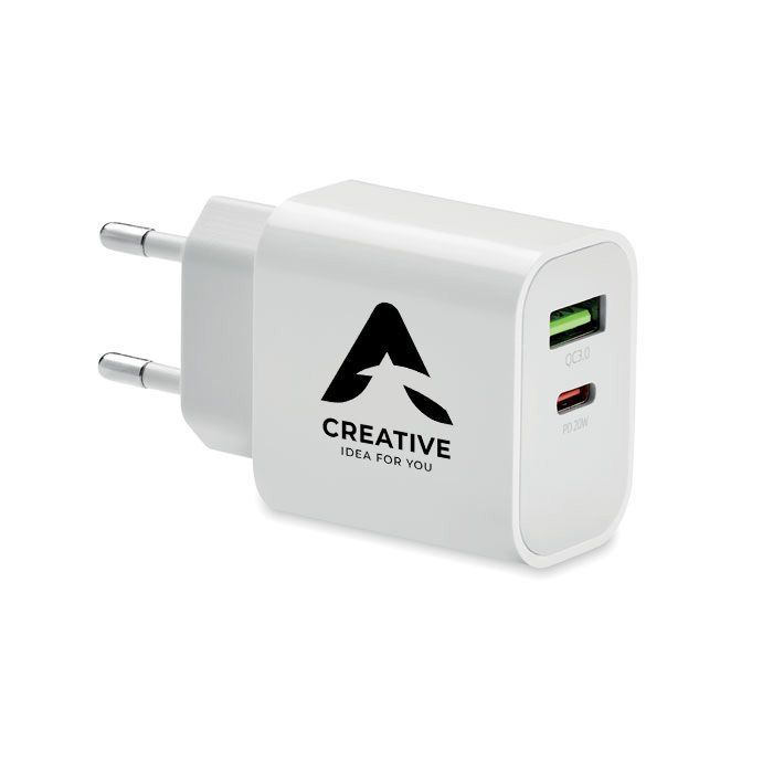 GiftRetail MO6879 - PORT Caricatore USB a 2 porte