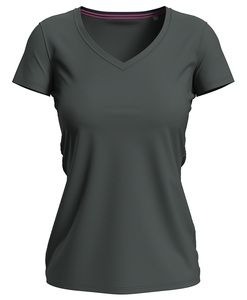 Stedman STE9710 - T-shirt con collo a V da donna CLAIRE Slate Grey