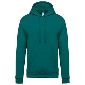 Kariban K476 - Felpa con cappuccio da uomo Emerald Green