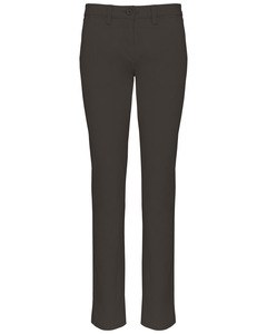 Kariban K741 - Pantaloni chino da donna Grigio scuro