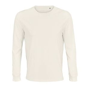 SOL'S 03982 - Pioneer Lsl T Shirt Unisex Manica Lunga Off-White