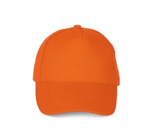 K-up KP162 - Cappellino in cotone spesso - 5 pannelli Arancio