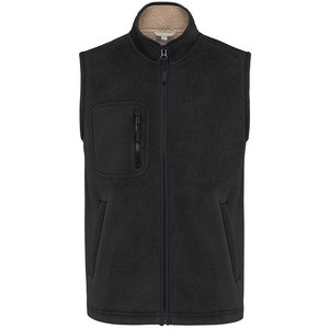 WK. Designed To Work WK610 - Bodywarmer unisex in pile con interno in sherpa