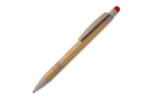 TopPoint LT87282 -  Penna a sfera in bambù e paglia di grano con stilo