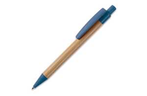 TopPoint LT87284 - Penna a sfera in bambù con paglia di grano Blue