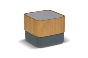 TopPoint LT91290 - Speaker bamboo square 3W Grey
