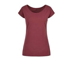 BUILD YOUR BRAND BYB013 - LADIES WIDE NECK TEE