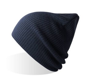 ATLANTIS HEADWEAR AT237 - Long and warm beanie Blu navy