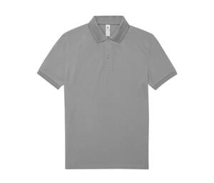 B&C BCU424 - Short-sleeved fine piqué poloshirt Sport Grey