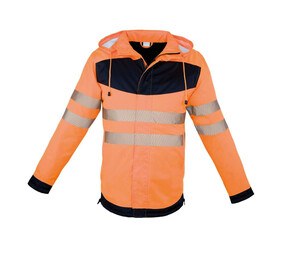 KORNTEX KX720 - High visibility parka Arancio/ Nero