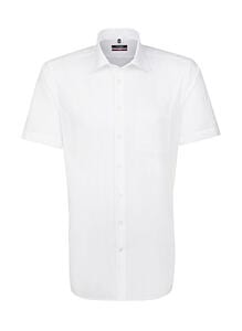 Seidensticker 003001/001001 - Camicia Seidenst. Regular Fit 1/2 Business Kent White