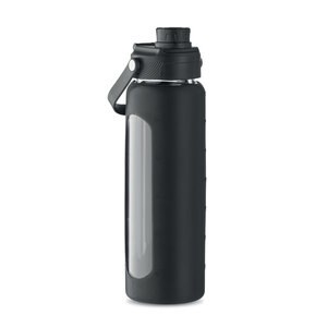 GiftRetail MO6972 - KEILA Bottiglia di vetro 750 ml Nero