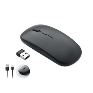 GiftRetail MO2222 - CURVY C Mouse wireless ricaricabile