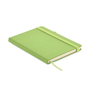 GiftRetail MO6835 - ARPU Notebook A5 in PU riciclato Verde lime