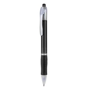EgotierPro 23140 - Penna in plastica traslucida colori assortiti TRANSLUCENT Nero