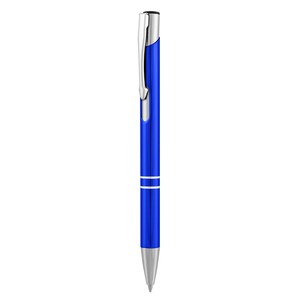 EgotierPro 29077RE - Penna in Alluminio Riciclato Colorata con Anelli STRIPE AZMET