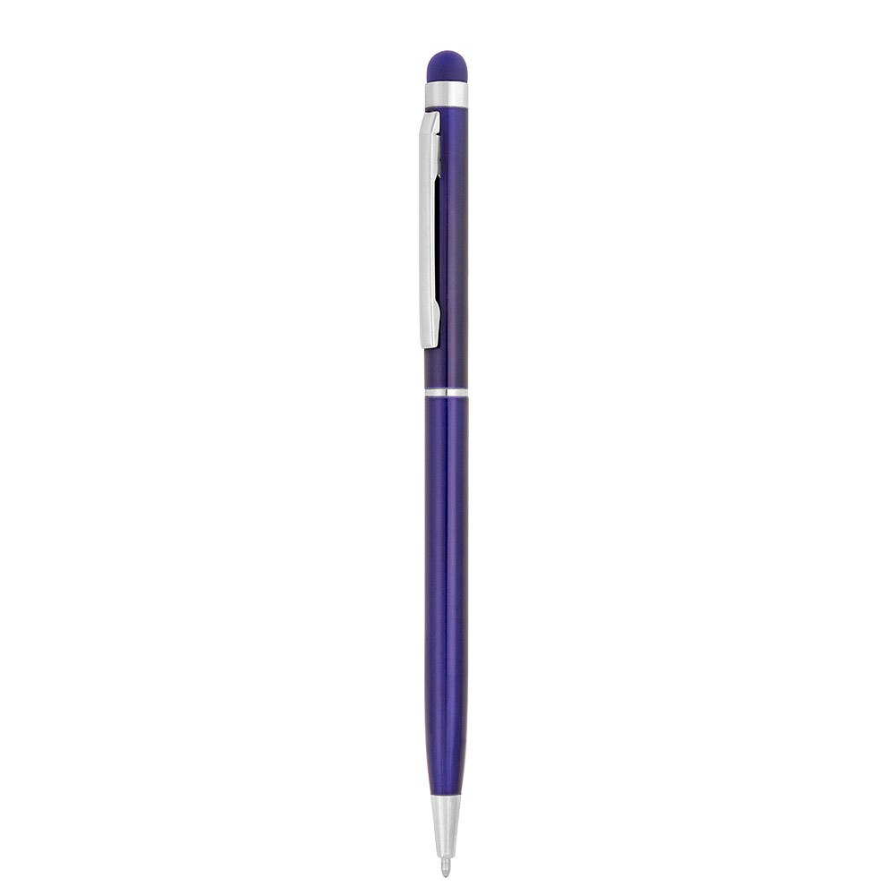 EgotierPro 32547 - Penna in Alluminio Multicolore con Puntatore MANCHESTER