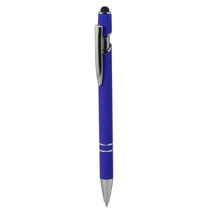EgotierPro 37513RE - Penna in Alluminio Riciclato con Puntatore EVEN Blue