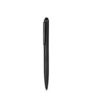 EgotierPro 38513 - Penna a sfera metallica nera con puntatore FRAC