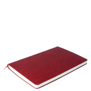 EgotierPro 39510 - Notebook Flessibile in PU con 96 Fogli Rigati Color Crema CORPORATE